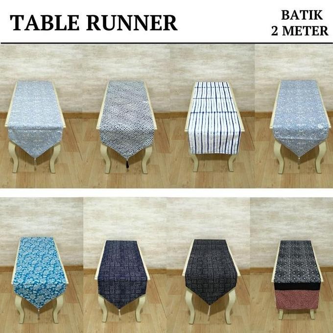 Taplak Meja / Table Runner / Taplak Meja Panjang / Bed Runner Batik 2 Meter