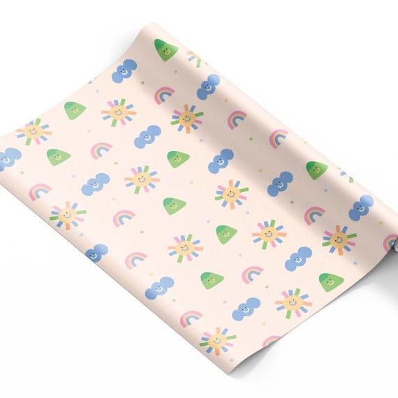 

Capricorn Desn Kertas Kado Reguler Animal Rainbow Motif Isi 6 Gw 486