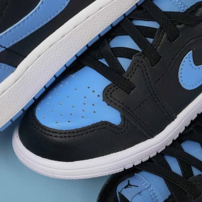 "Baby & Kids" Air Jordan 1 Low Black University Blue (100% Authentic)