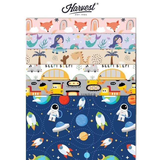 

Kertas Kado Harvest Wrapping R Playground Paket Isi 6