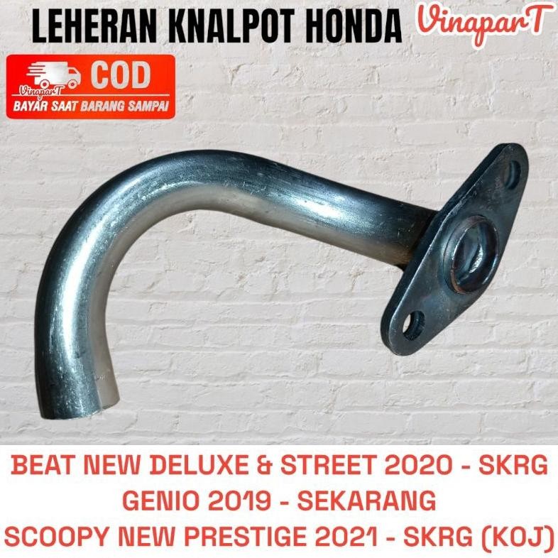 LEHERAN KNALPOT HONDA BEAT NEW DELUXE STREET 2020 GENIO SCOOPY NEW 2021 K0J