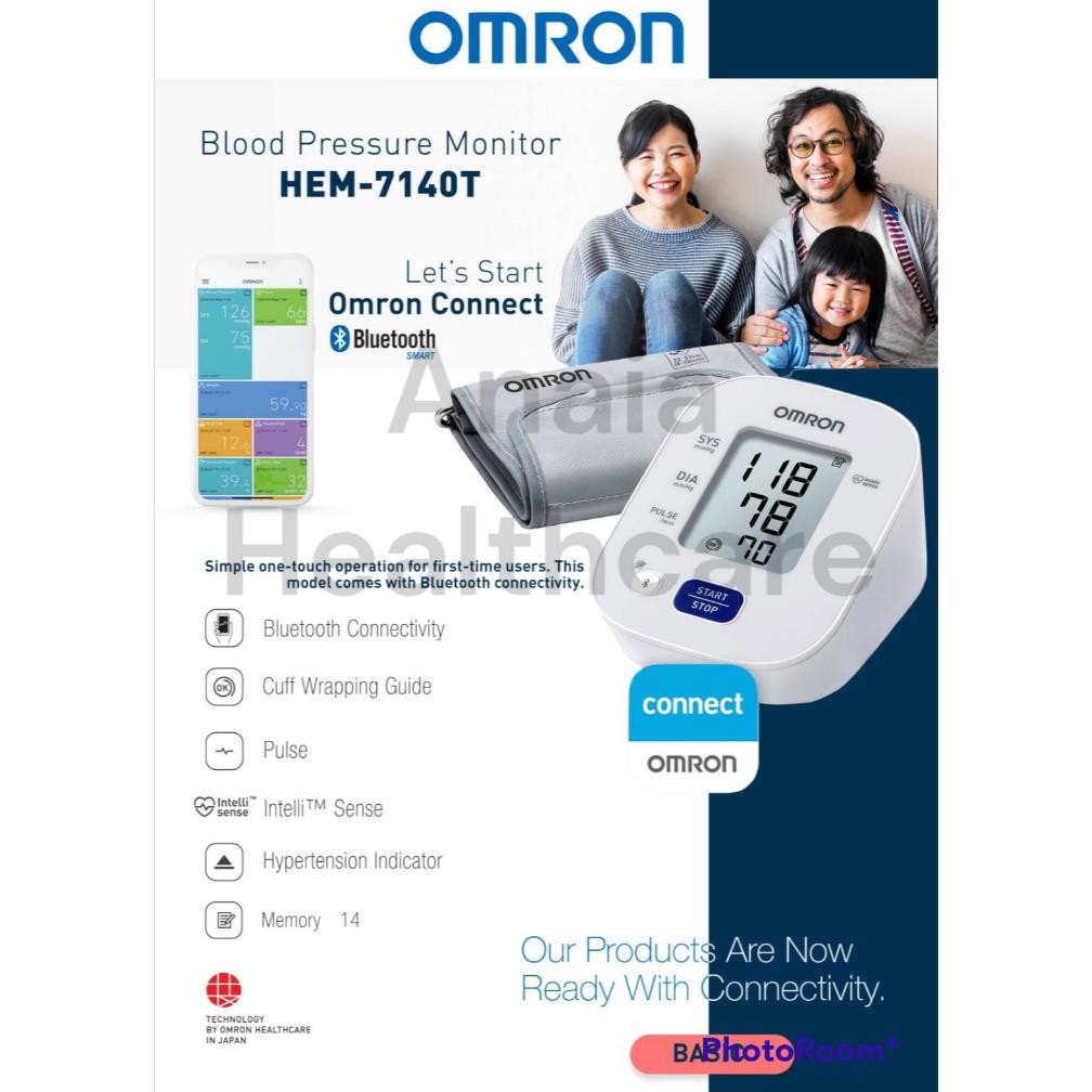Tensimeter Digital Omron HEM-7140T Bluetooth Tensimeter Omron 7140T1 Tensi Digital Omron HEM 7140T M