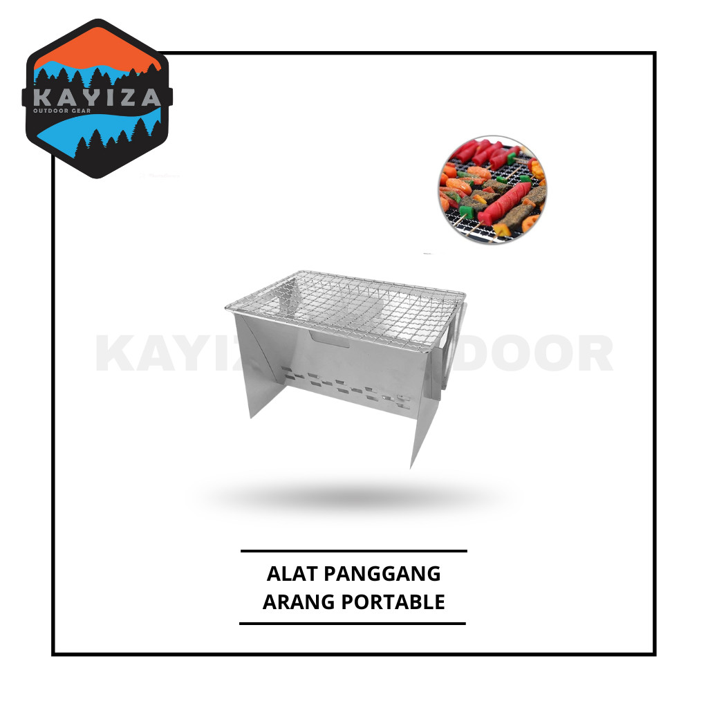 ALAT PANGGANG ARANG BBQ PORTABLE CAMPING