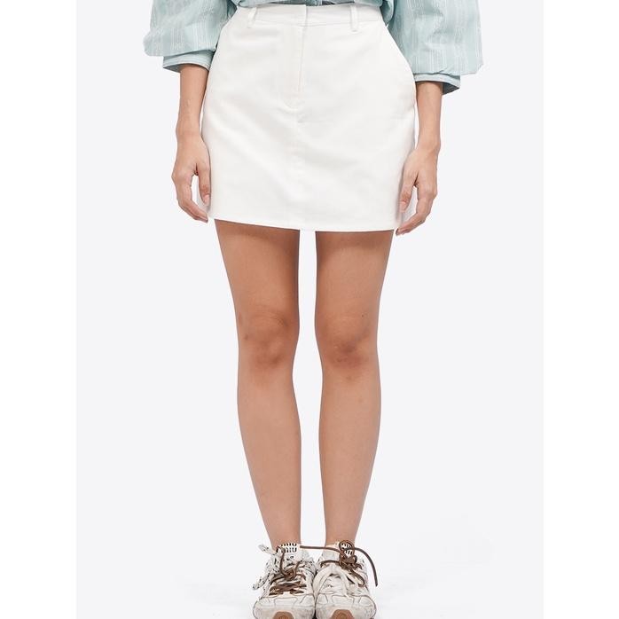 Colorbox Belt Loop Mini Skort Off White