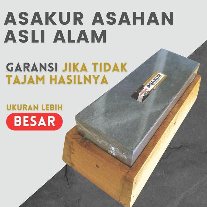batu asahan super tajam batu asahan asli alam ukuran besar pengasah pisau Knife