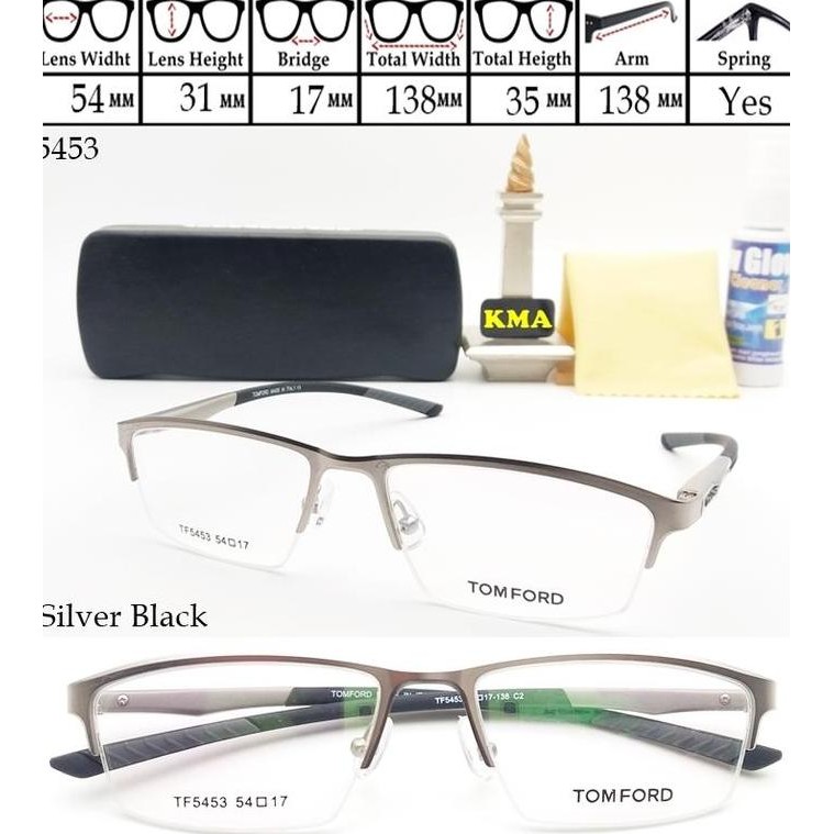 Kacamata Sport Minus Frame Kacamata Pria Half Frame Minus Premium