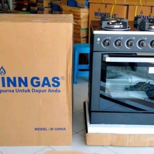 KOMPOR OVEN WINN GAS STANDING FREE W5090A PEMANTIK OTOMATIS