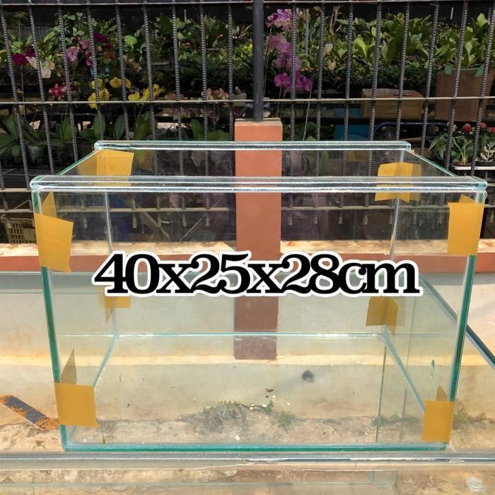 RA AQUARIUM KACA UKURAN 40x25x25cm