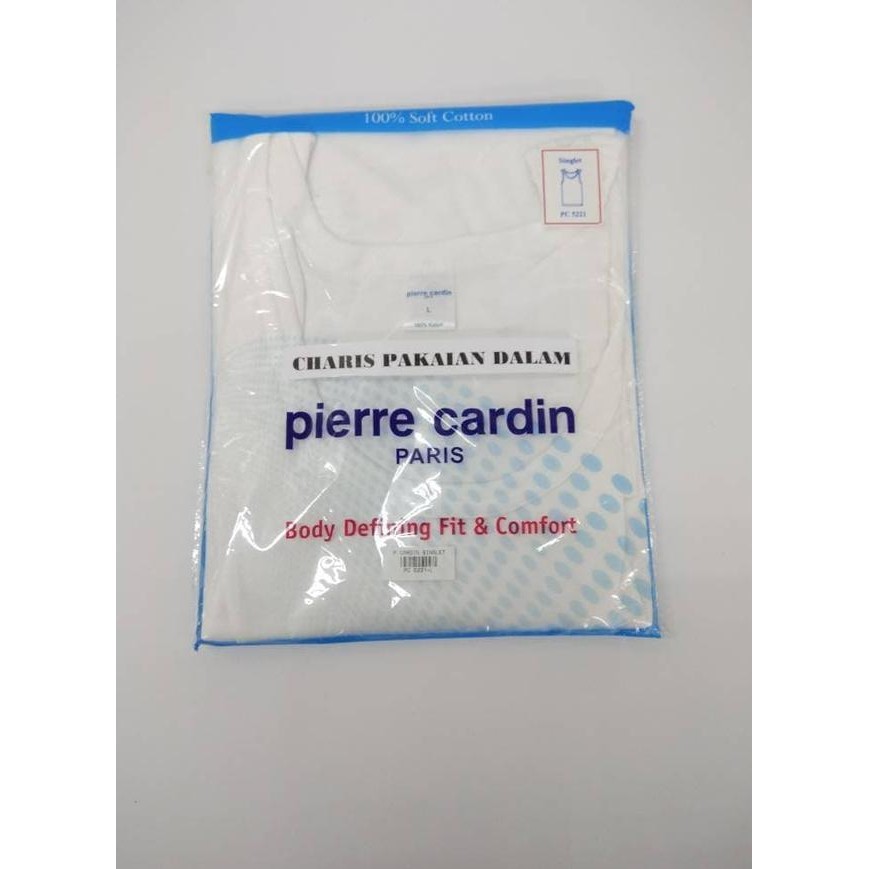 Kaos Singlet Pierre Cardin 5221 Putih Isi 1