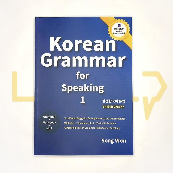 PROMO Korean Grammar for Speaking Vol. 1. Bahasa Korea