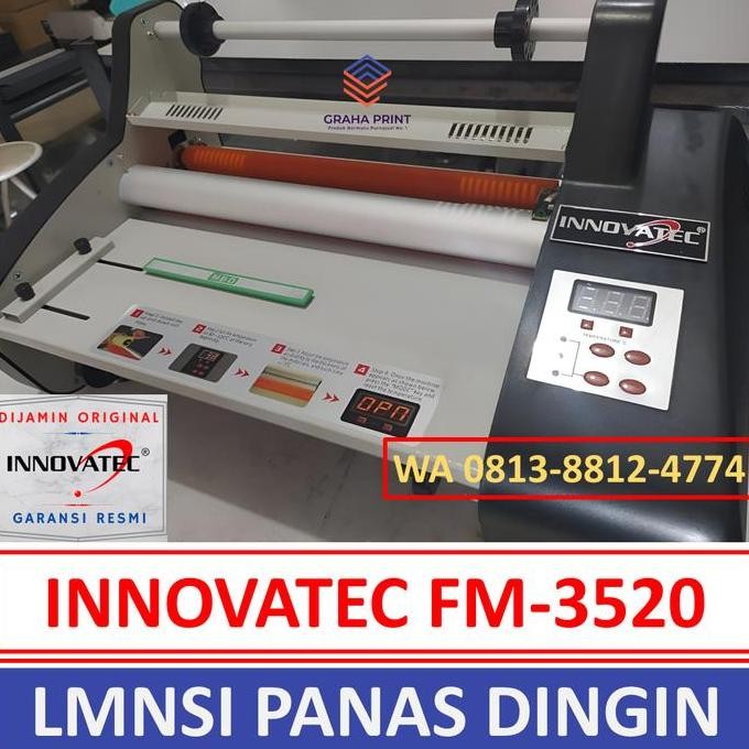 Hot Sale! Mesin Laminasi Roll 3520 Alat Laminating Panas Dingin Terbaru Bkn 3510