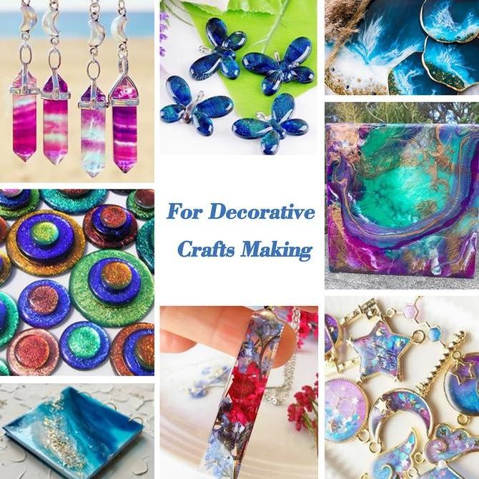 

60G Resin Uv Bening Lem Uv Resin Hard Diy Diy Resin Clear Resin Ultraviole Untuk Craft Assisthook