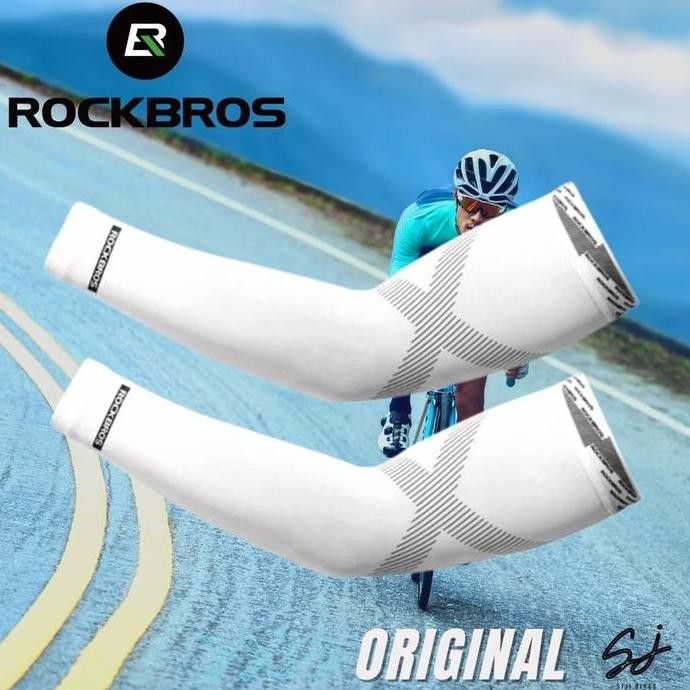 Arm Sleeve Manset Rockbros XT022 Kaos Lengan Lari Pelindung Sinar UV