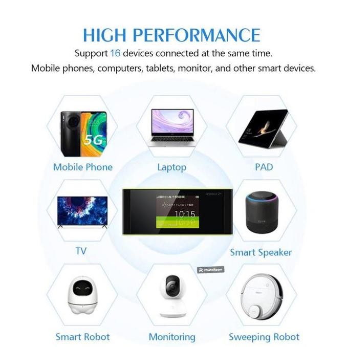 Modem Wifi 4G Lte Elite 5 Huawei W-05 Portable Mifi Wimax 2+ Cat-12