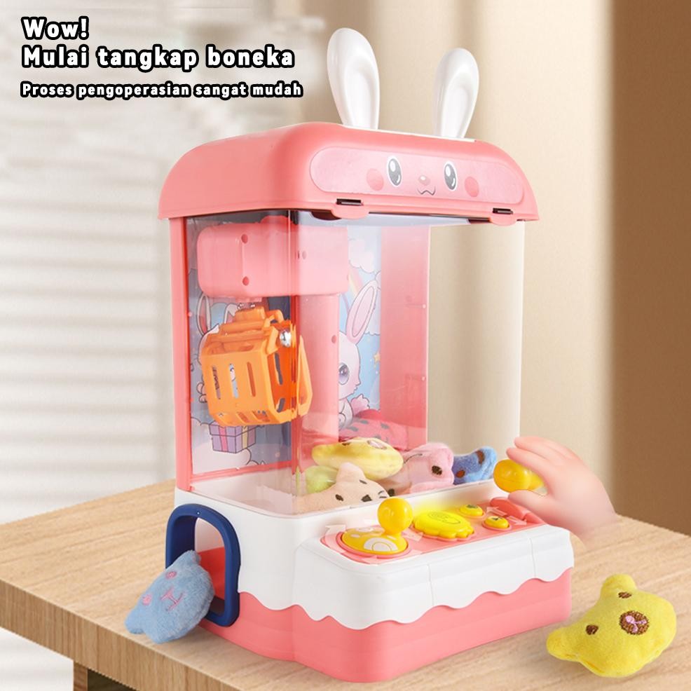 Mainan Claw Machine Mini Mainan Capit Boneka Mesin Capit Boneka Doll Machine