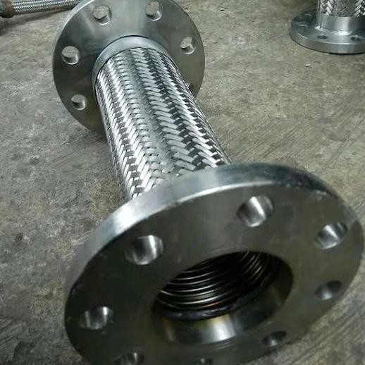 TERBARU - Flexible hose 4" Ansi 150 - Flexible metal hose 4 inch panjang 29cm