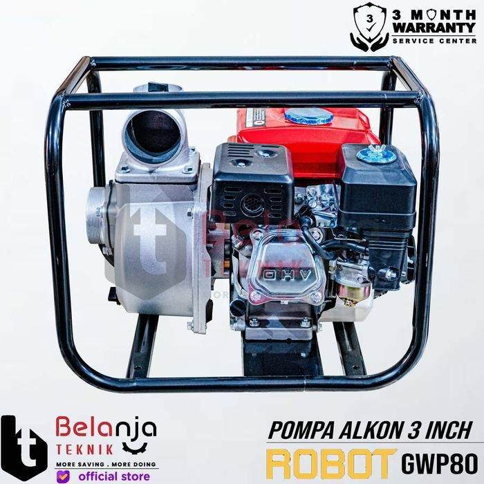 GFL Robot Mesin Pompa Air Irigasi Sawah GWP 80 Pompa Alkon 3 Inch GWP80 3"