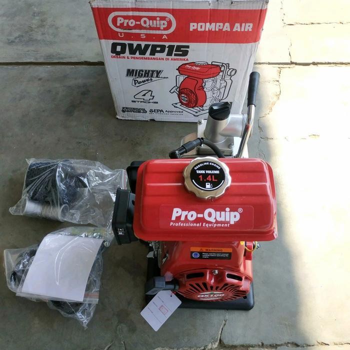 GFL Proquip Pro Quip QWP15 Mesin Water Pump Alkon Kecil Pompa Sedot Air Irigasi Sawah 1.5" inch dim