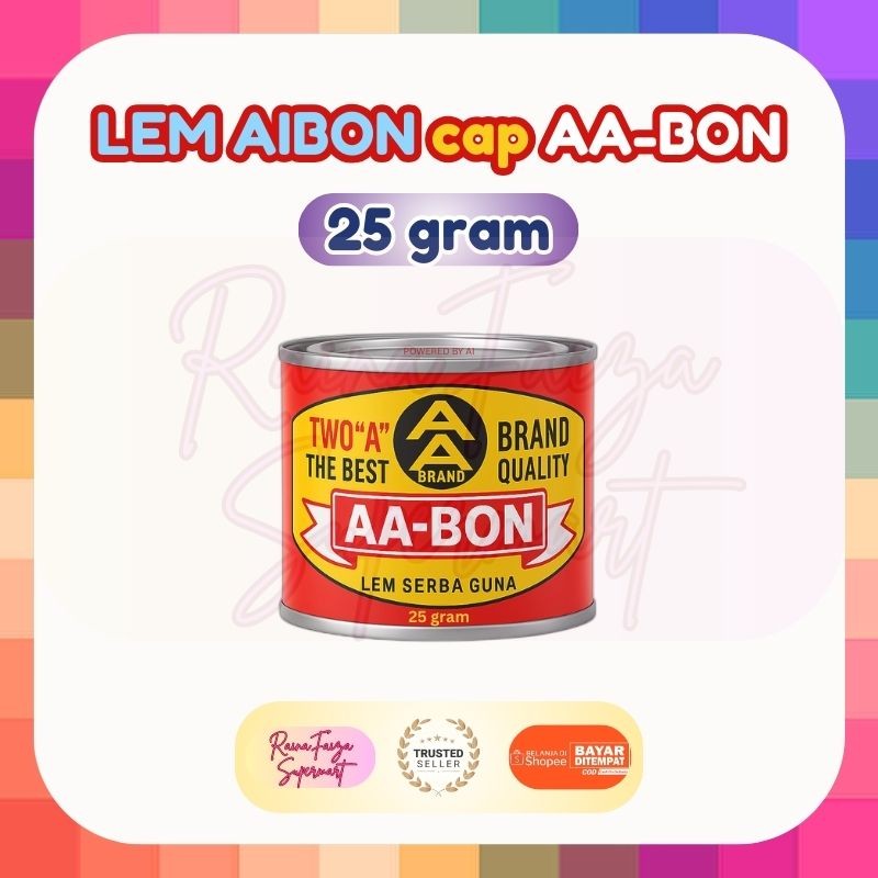 

Lem AA Bon Kaleng Kecil 25 gr [] Harga 1 PCS [] Lem Kuning Serbaguna Rekat Kuat [] RFS []