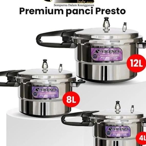 Presto Vicenza V328 Presto Kapasitas 12 Liter 28 Cm Vicenza