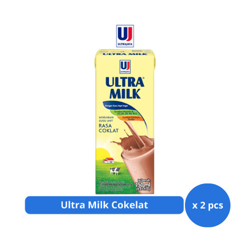 

Ultra Milk Cokelat 250ml x 2 pcs