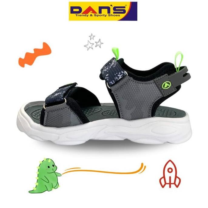 Terlaris Sepatu Dans Bolter Sepatu Sandal Anak Laki-Laki - Grey