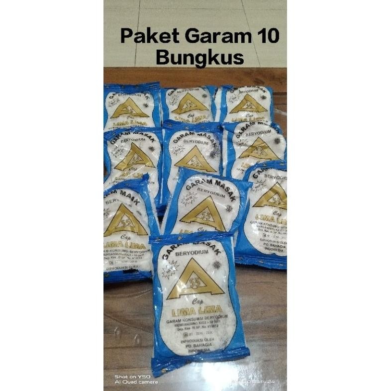 

(Terbaru) Paket Garam 10 Bungkus.Garam beryodium (Terlaris)
