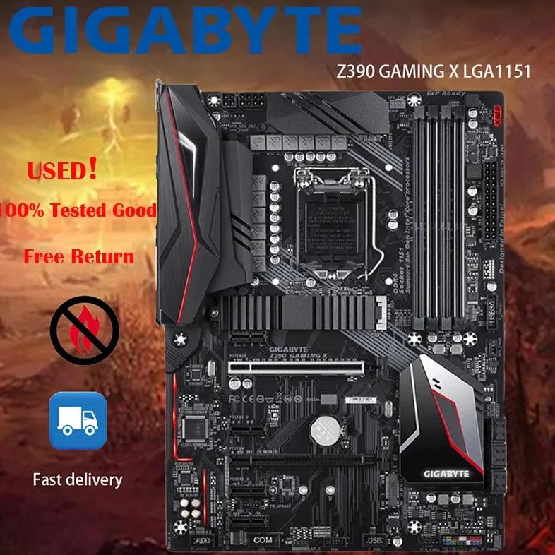 Gigabyte Z390 Gaming X  Lga1151 Motherboard Ddr4 Intel I9 I7 I5 I3 Cpu Intel Z390 Gaming M.2 Atx