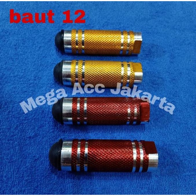 DB45>> Jalu Underbone Baut 12 FootStep Step Foot Step Pijakan Kaki Motor Beat Vario Mio Supra Mx