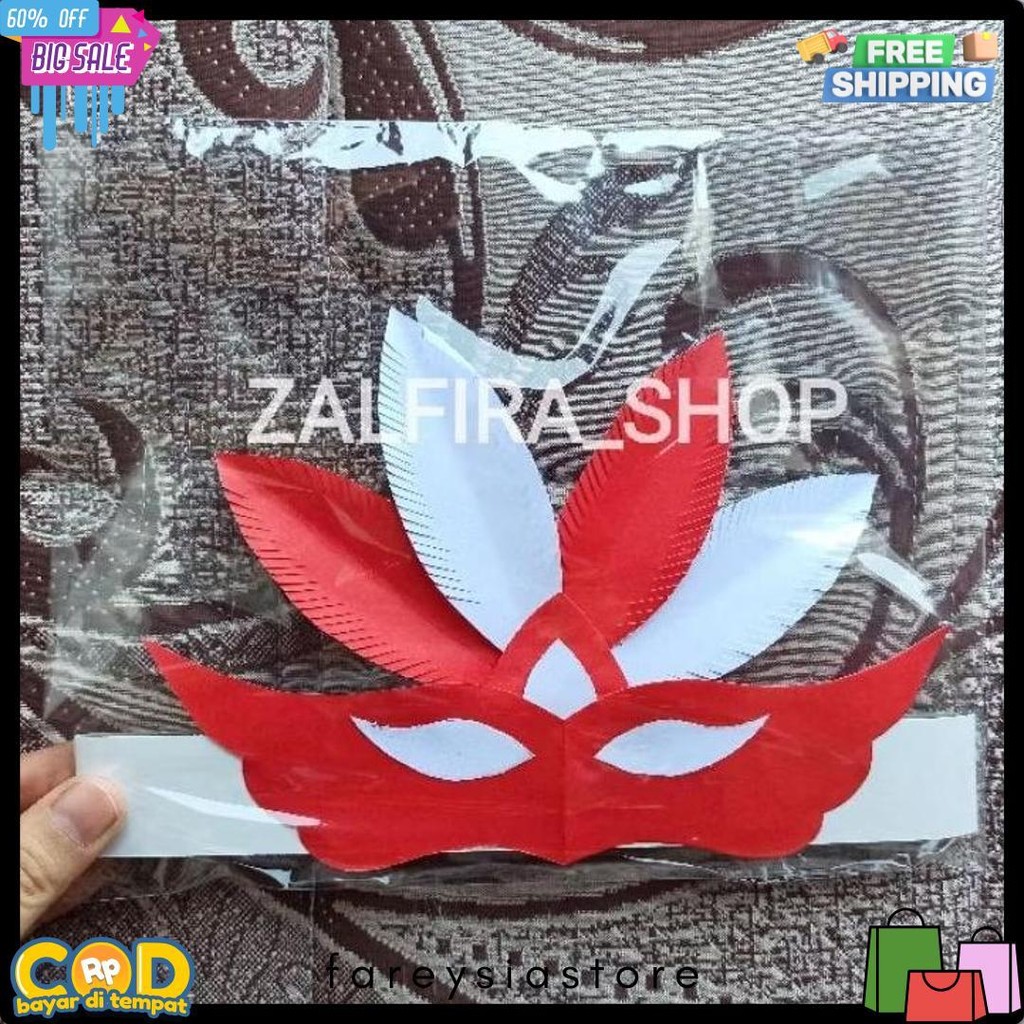 Hiasan Kepala Merah Putih/Mahkota Karnaval Agustusan