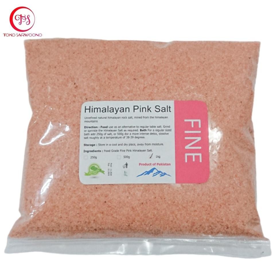 

(Terbaru) Garam Himalaya 1Kg - Premium Himalayan Pink Salt / Himsalt (Terlaris)