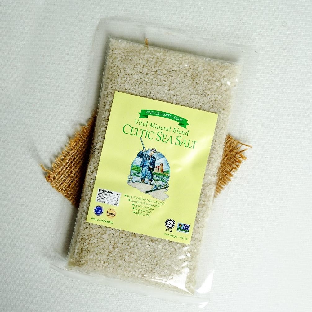 

(Terbaru) Celtic Sea Salt Coarse / Fine 200gr / Garam Kasar dan Halus Laut Prancis 200gr (Terlaris)