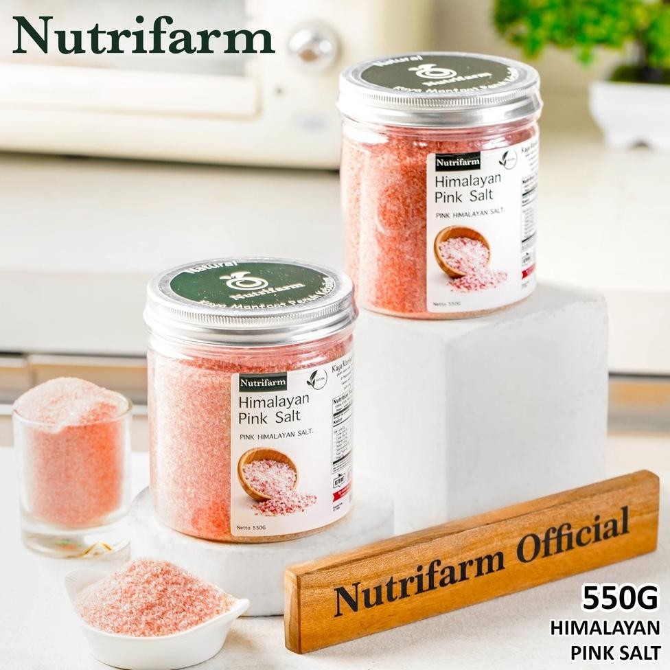

(Terbaru) Nutrifarm Himalayan Salt 550g (Terlaris)