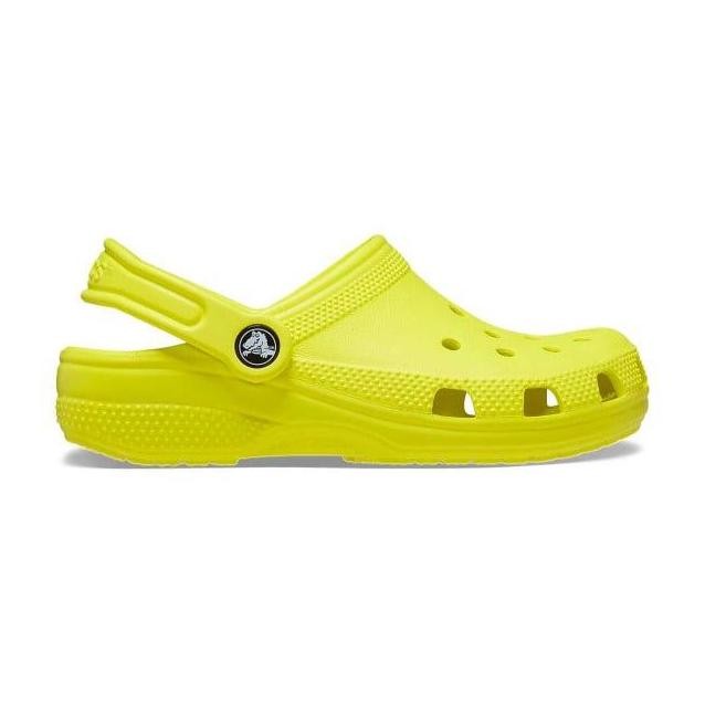Sandal Anak Crocs Classic Clog Kids Yellow Green Original 100%