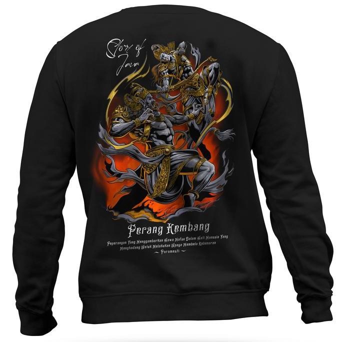 

Paramesti Sweater Jawa Perang Kembang Budaya Wayang Distro Pria Bigsize Jumbo