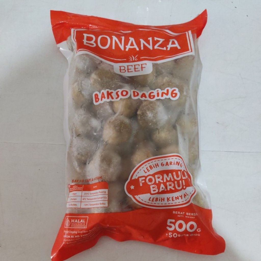 

Bonanza Bakso Daging Sapi isi 50 berat 500gr