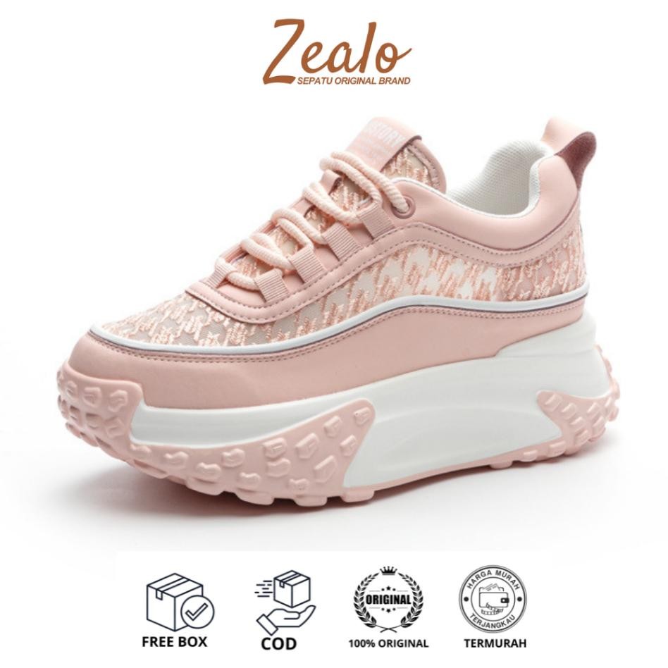 Zealo.Shoes 305 Sepatu Korea Sneakers Wanita Fashion Casual Shoes Karet