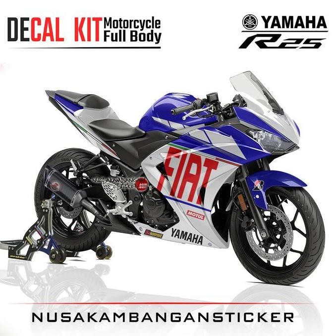 // Stiker Yamaha R25 Livery Moto Gp 08 //