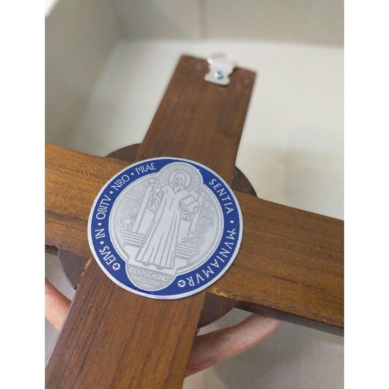 Lnb-1217 Dw-45 Jy-6 Salib Gantung Benediktus Corpus 50Cm - Sg Benediktus - Salib Gantung - Salib Din