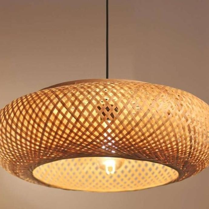 +++++] Kap Lampu Rotan Custom - Kap Lampu Rotan - Lampu Cafe