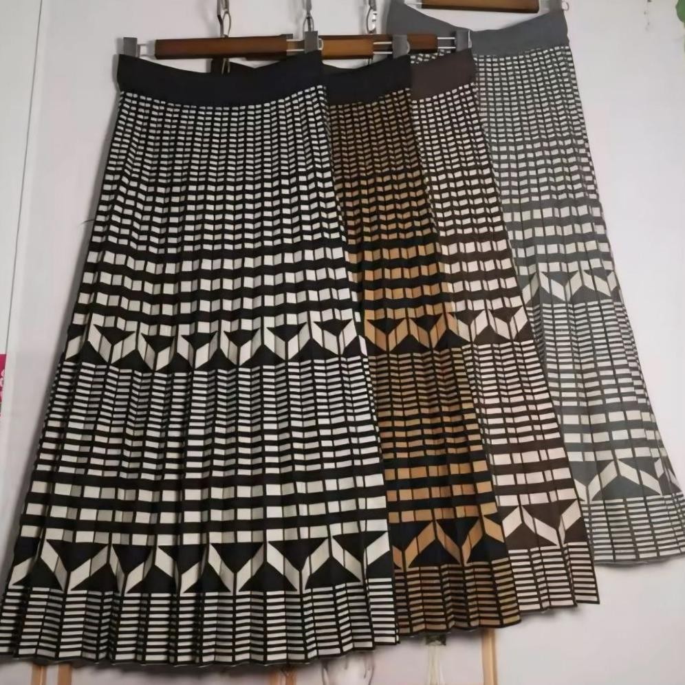 Ad-56 As25 Eqw-68 Gloryshop88 Rok Rajut Wanita Fashion / Rok Payung Panjang / Rajut Wear / Bawahan R