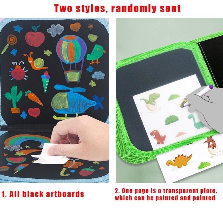 

Gha-65 Mainan Edukasi Anak Magic Drawing Book Portable - Buku Gambar Anak Portable Bisa Dihapus Free Spidol Gha-65