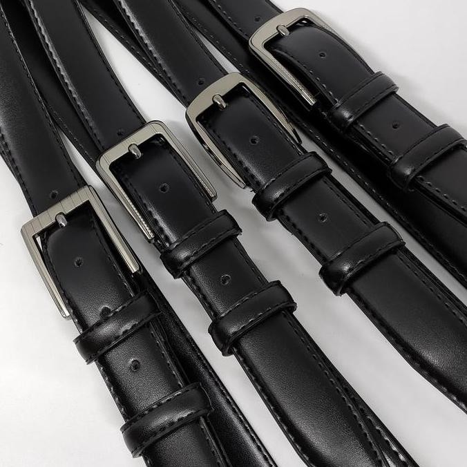 Sabuk Ikat Pinggang Gesper Anak Sekolah Polos Lebar 3Cm Model Tusuk