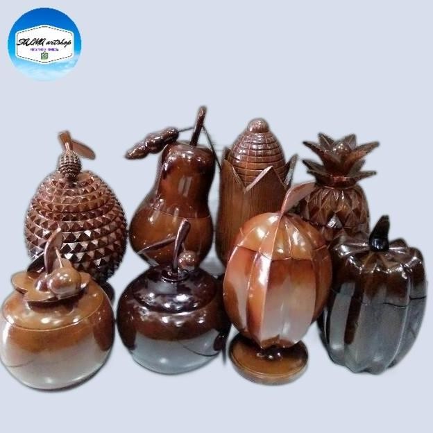 """] toples kayu jati buah buahan