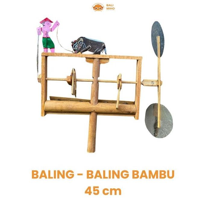 Buruan serbu] Baling Baling Bambu Bali 2 Nada - Kincir Angin Bambu Mini - Pindekan Mini Bambu - Bali