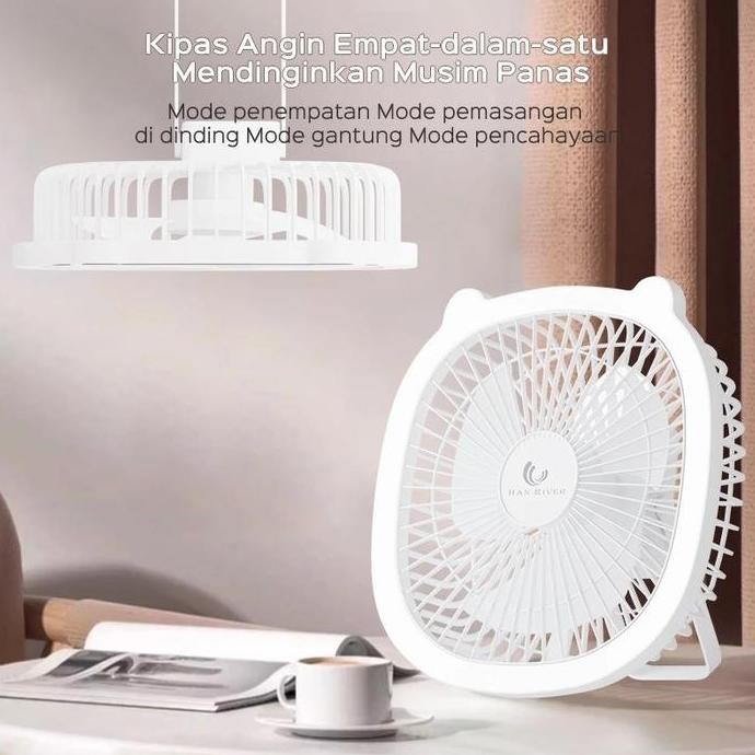 HAN RIVER PORTABLE MINI FAN WHITE