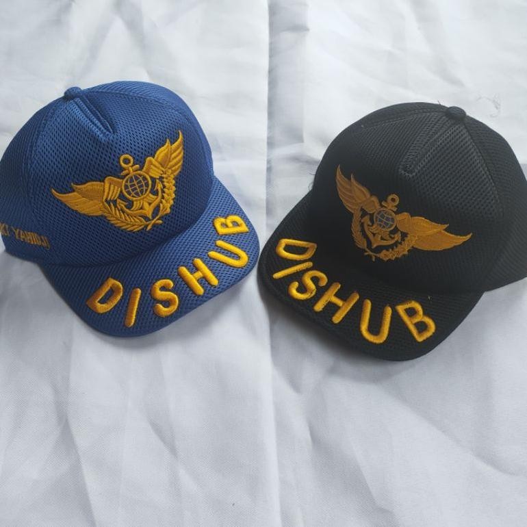Mega Sale Gd-12 Kt78 Topi Logo Wing Dishub / Topi Wing Dishub / Topi Jaring Logo Wing Dishub / Topi 