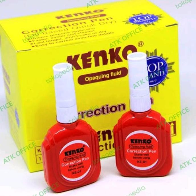 

Tipex Cair Kenko Ke-01 Correction Pen Original Sedus (12Pcs)