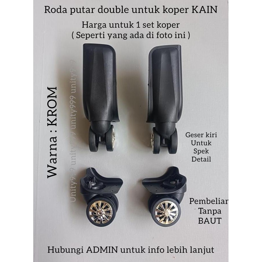 *:*:*:*:*] roda koper roda koper pengganti roda dobel wheel roda replacement 360