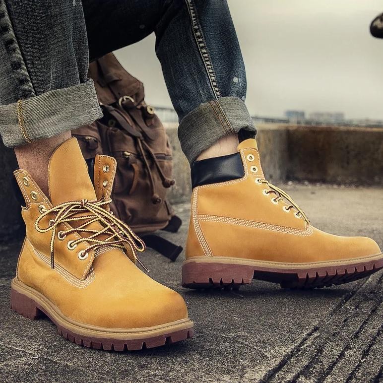 Fashion Men Boots Vintage Split Leather Ankle Boots Warm Lace-Up Militares Desert Martines Boots Win